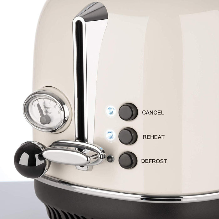 Korona 21666 Toaster, 2 Scheiben, Creme, Röstgrad- Anzeige