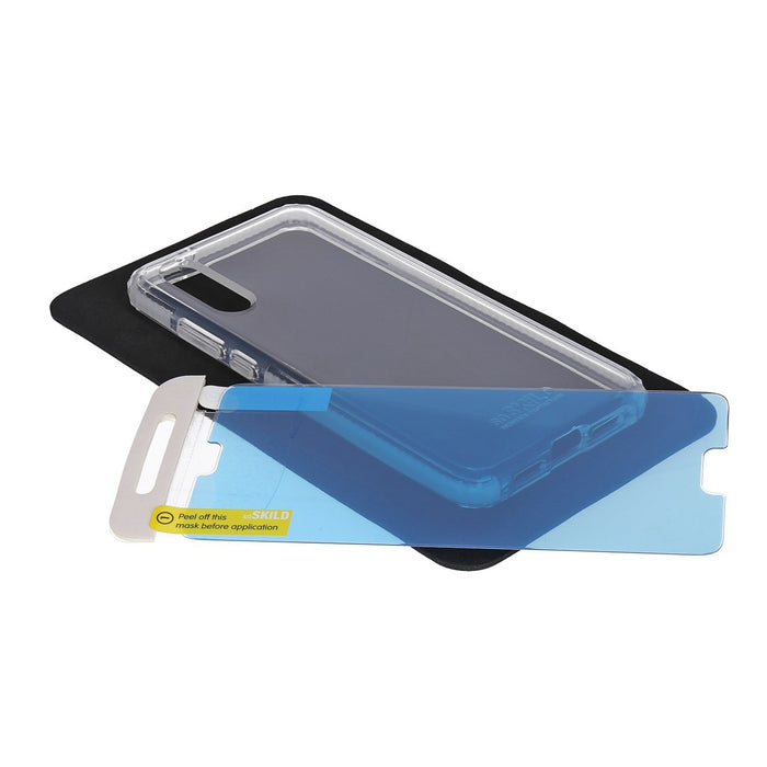SoSkild Defend Case TPU Schutzhülle + Displayglas für Huawei P20 transparent