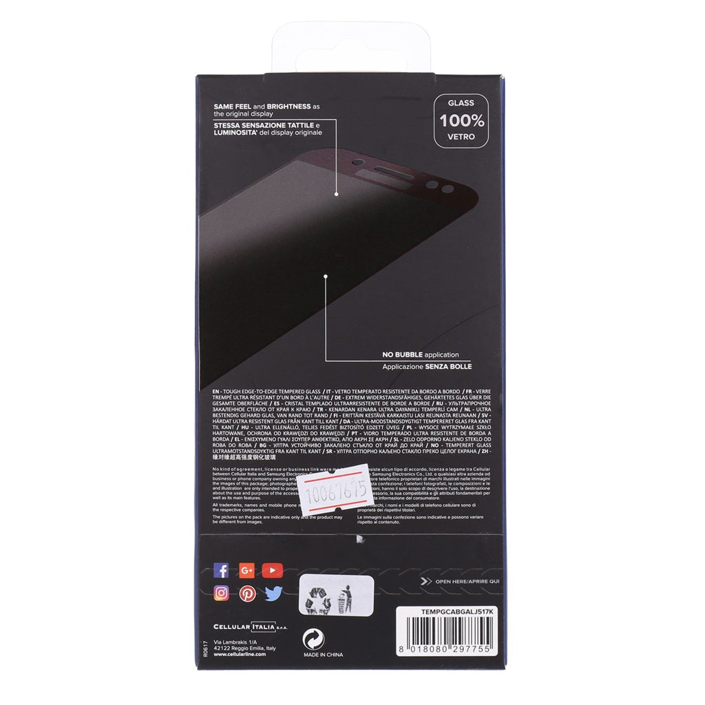 Produktbild Displayschutzglas - Cellularline Displayschutzglas Samsung Galaxy J5 (2017)