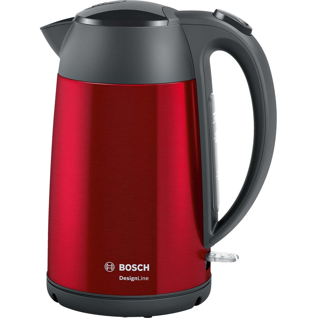 Produktbild Wasserkocher - Bosch DesignLine TWK3P424 Wasserkocher 1,7L 2400W Rot, Grau
