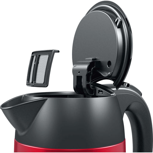 Produktbild Wasserkocher - Bosch DesignLine TWK3P424 Wasserkocher 1,7L 2400W Rot, Grau