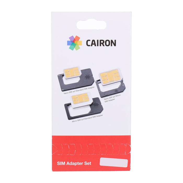 Cairon SIM-Karten Adapter Set Nano / Micro / Standard Sim