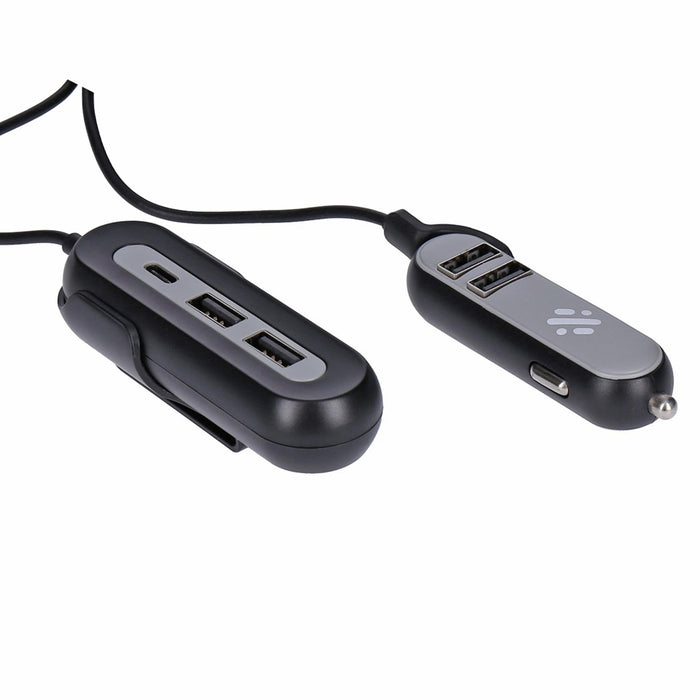 Swipe 5 Port Car USB-Hub schwarz