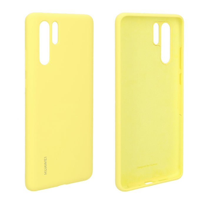 Huawei P30 Pro Silikon Cover Case gelb