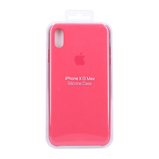 Produktbild Smartphone-Hülle - Apple Silikon Case Hülle für iPhone XS Max rosa hibiskus