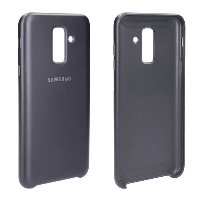 Samsung Dual Layer Cover für Galaxy A6+ 2018 schwarz