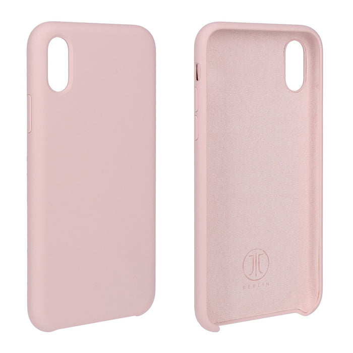 JT Berlin Liquid Silikon Case Schutzhülle Steglitz für iPhone X/XS rosa