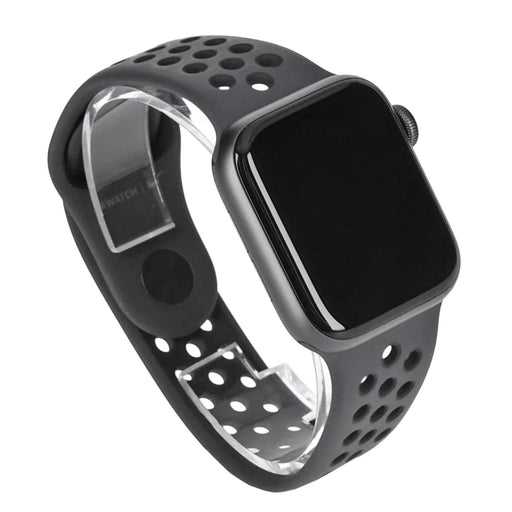 Produktbild Smartwatch - Apple Watch Series 5 Nike+ 44mm GPS + 4G Spacegrau Aluminiumgehäuse Sportarmband schwarz