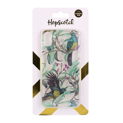 Silikon Case Schutzhülle Vögel für iPhone X/XS