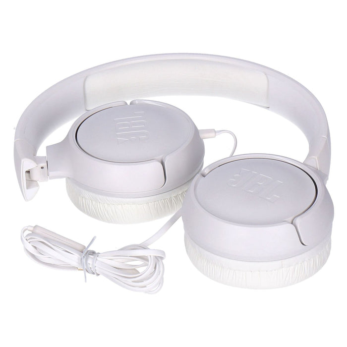 JBL Tune500 On Ear Kopfhörer weiß kabelgebunden