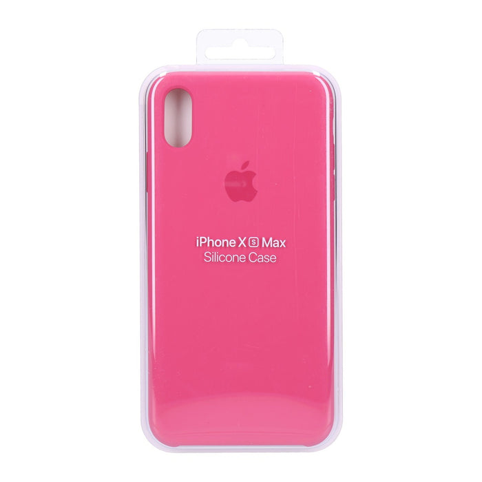 Apple iPhone XS Max Silikon Hülle Case pink