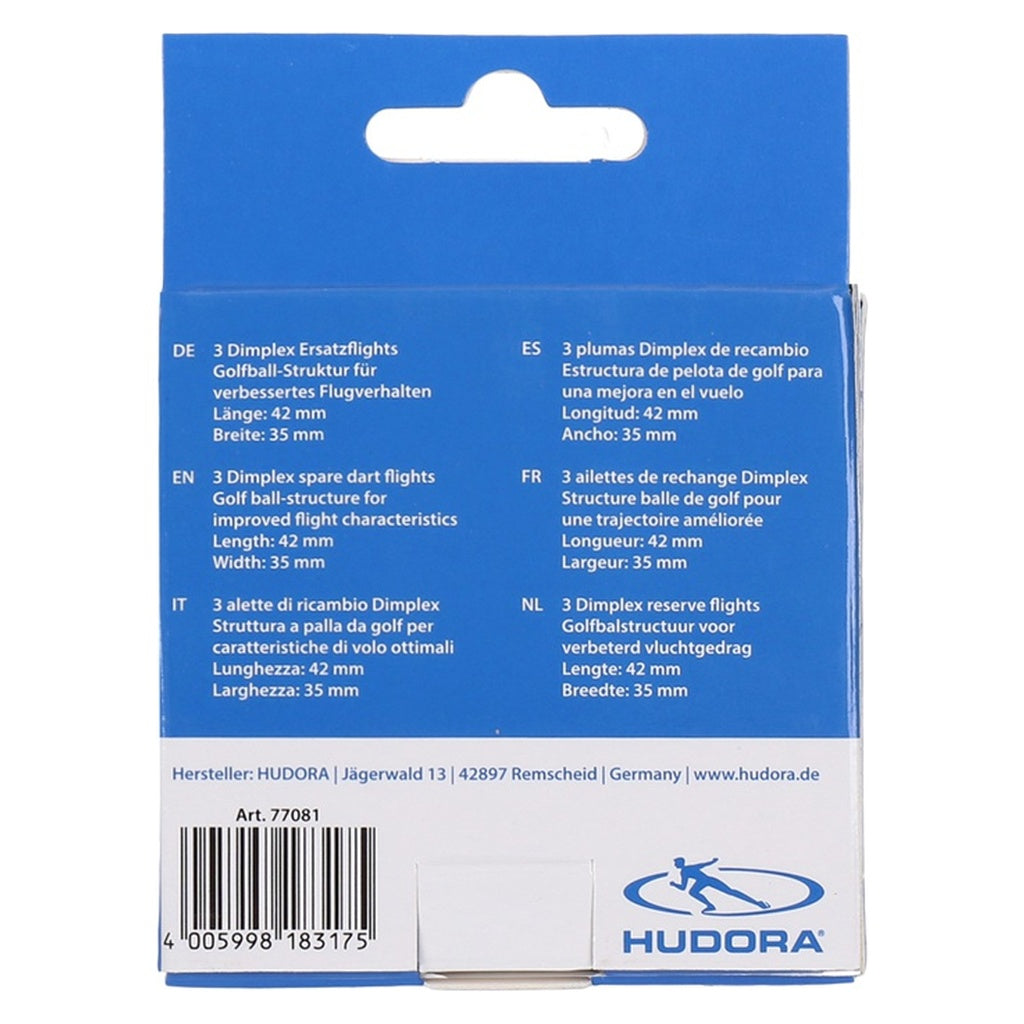 Produktbild Dart-Flights - HUDORA Dart Flights Dimplex 3 Stück