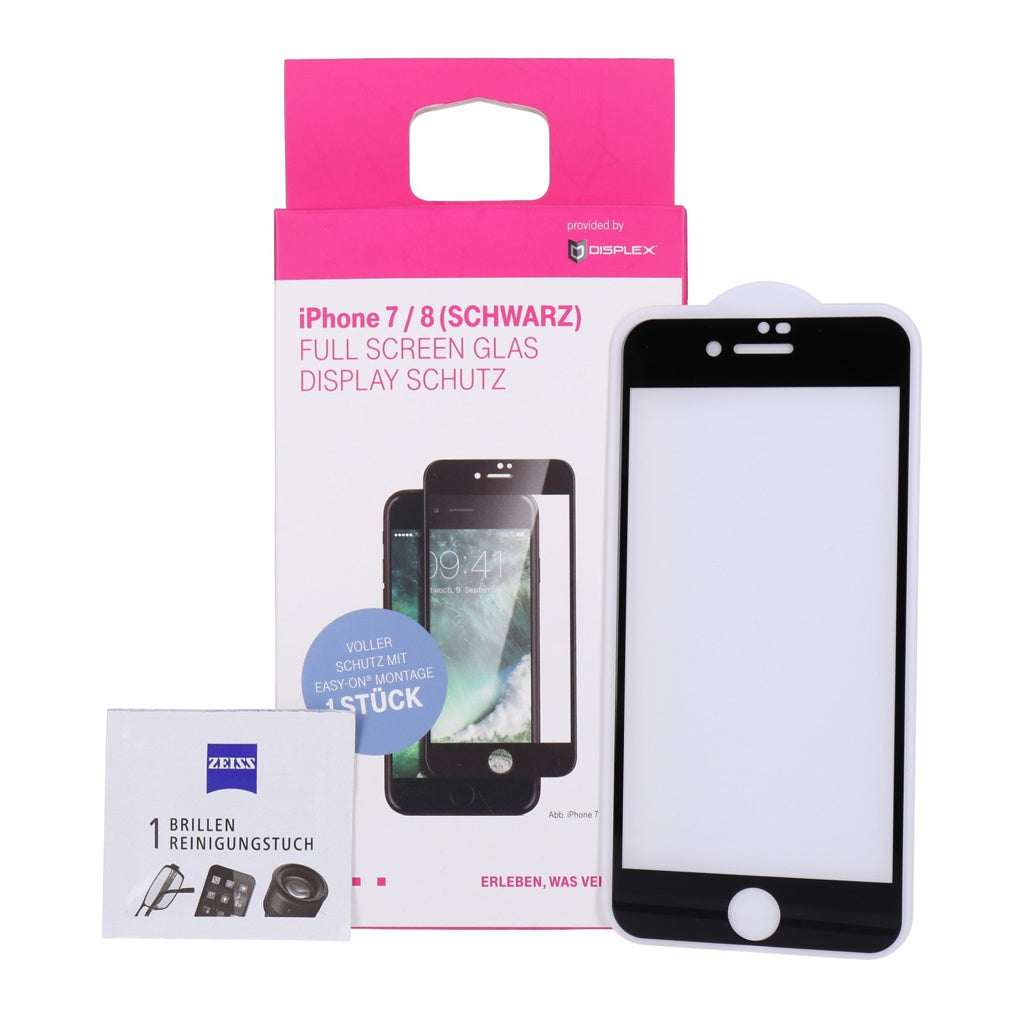 Produktbild Displayschutzglas - Displex Displayschutzglas iPhone 7/8 schwarz