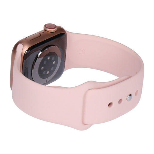 Produktbild Smartwatch - Apple Watch Series 6 44mm GPS Gold Aluminiumgehäuse mit Sportarmband Pink Sand
