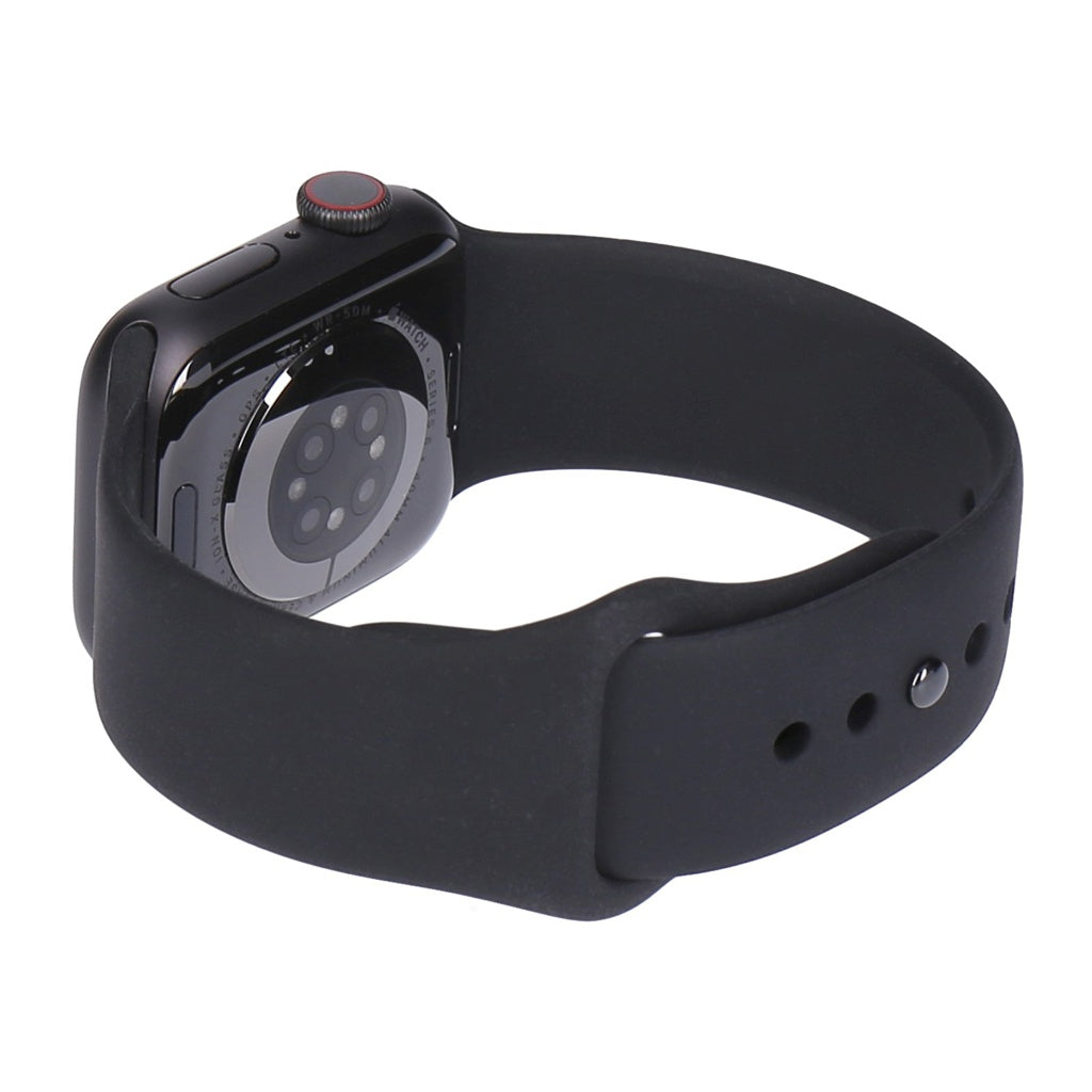 Produktbild Smartwatches - Apple Watch Series 6 44mm GPS + 4G Spacegrau Aluminiumgehäuse mit Sportarmband schwarz
