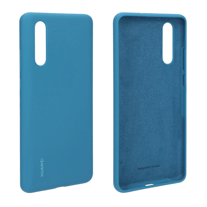Huawei P30 Silikon Cover Case blau