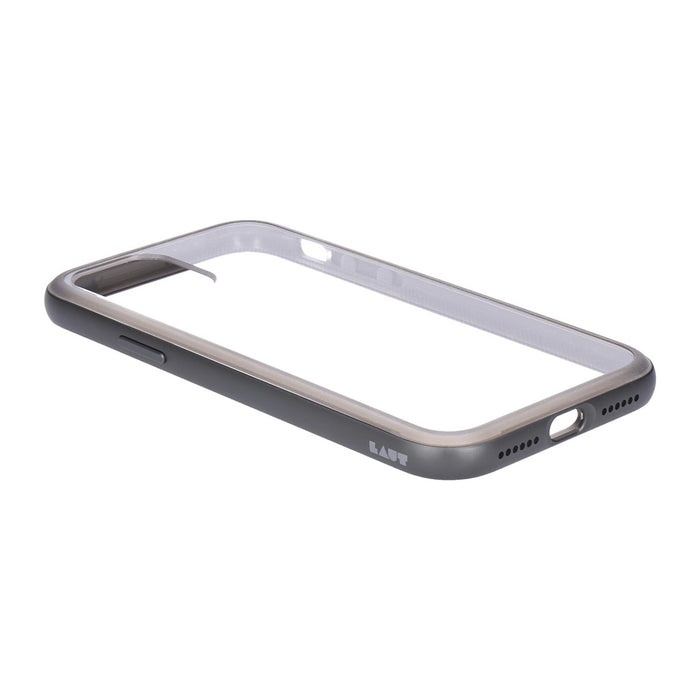 LAUT EXOFRAME Hülle für iPhone 11 Pro Aluminiumrahmen gunmetal