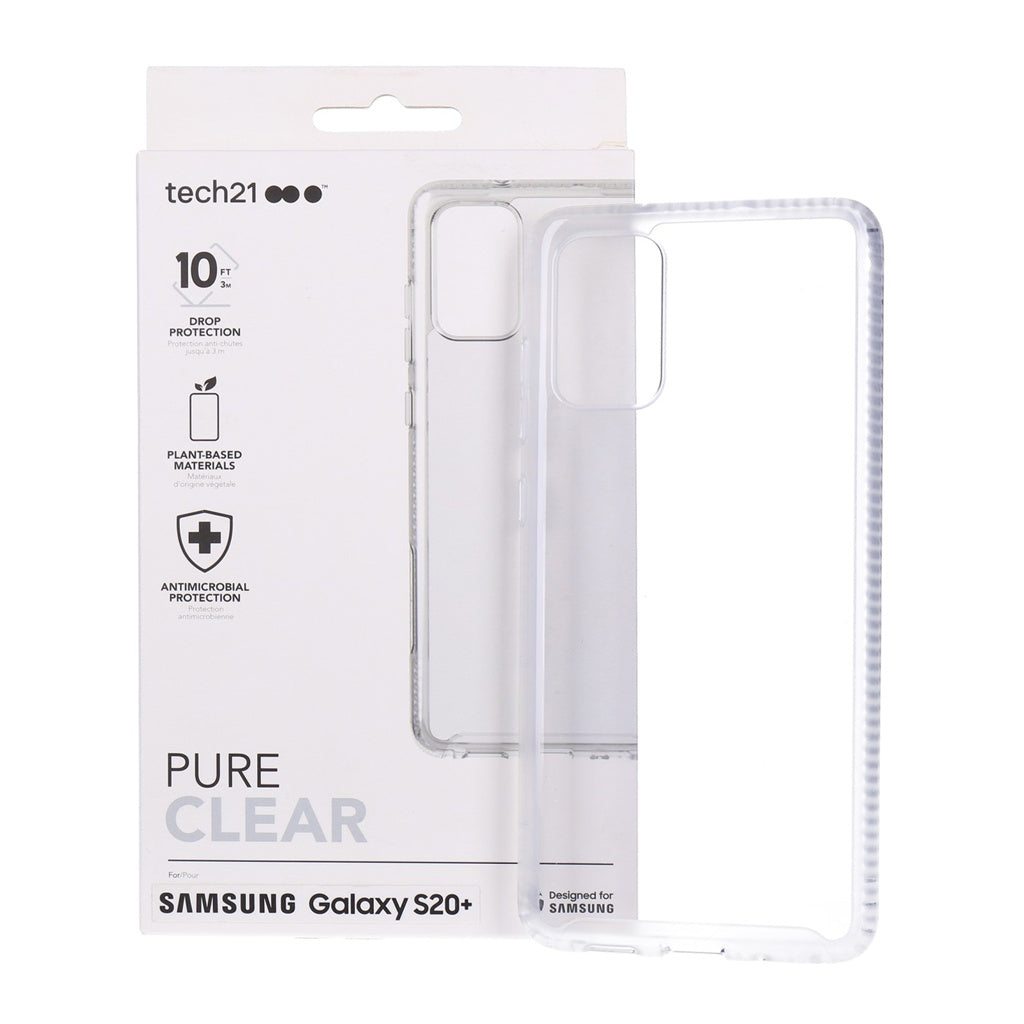 Produktbild Smartphone-Hülle - Tech21 Pure Clear Case Transparent passend für Samsung Galaxy S20+