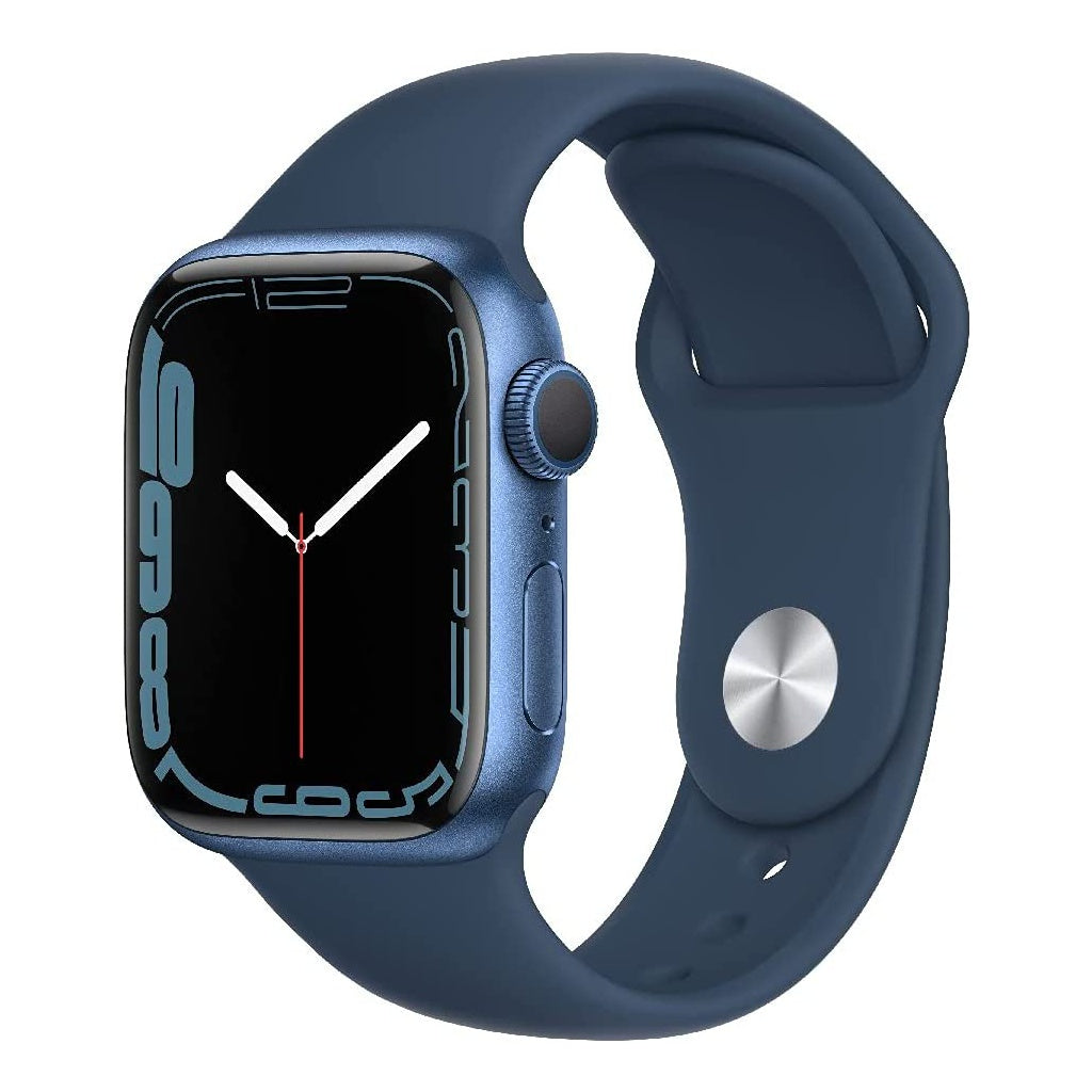 Produktbild Smartwatch - Apple Watch Series 7 41mm GPS Blau Aluminumgehäuse mit Sportarmband Blau