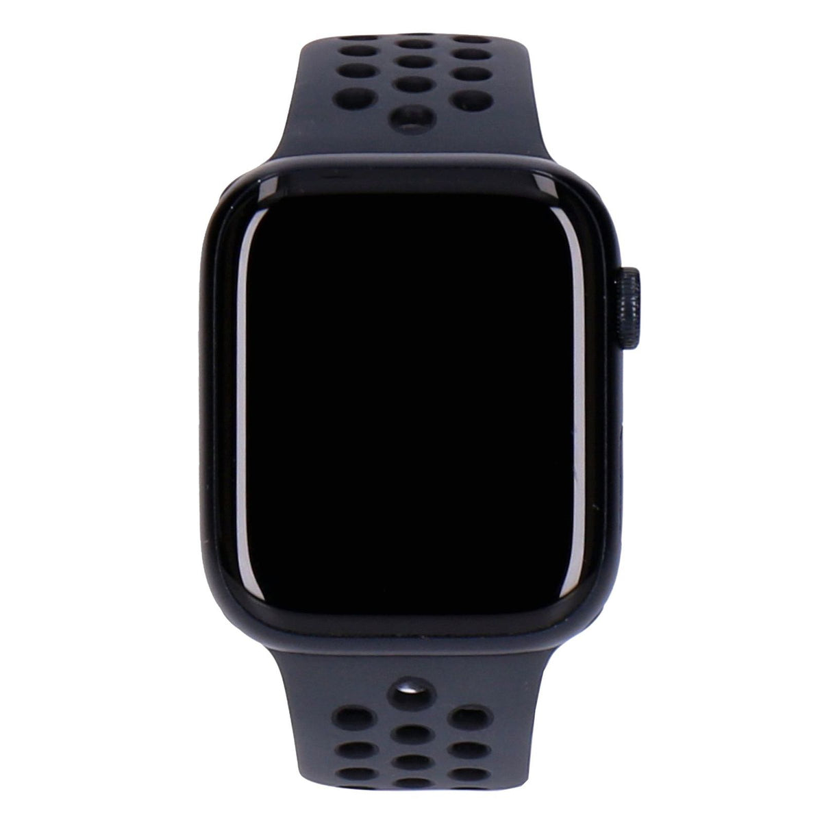Produktbild Smartwatch - Apple Watch Series 7 Nike 45mm GPS Mitternacht Sportarmband anthrazit/schwarz