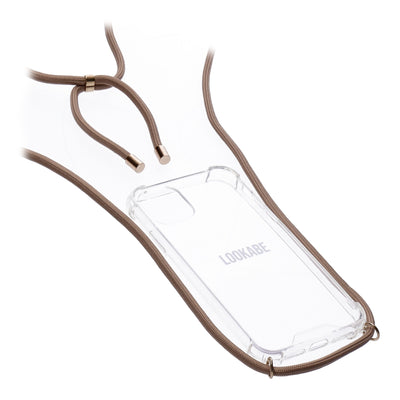 Necklace Case Handykette für iPhone 11 Handykette mit Handyhülle nude