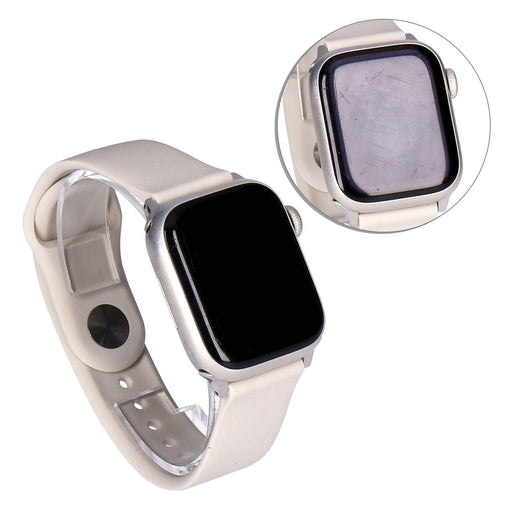 Produktbild Smartwatch - Apple Watch Series 7 41mm GPS + 4G Polarstern Aluminumgehäuse mit Sportarmband Polarstern