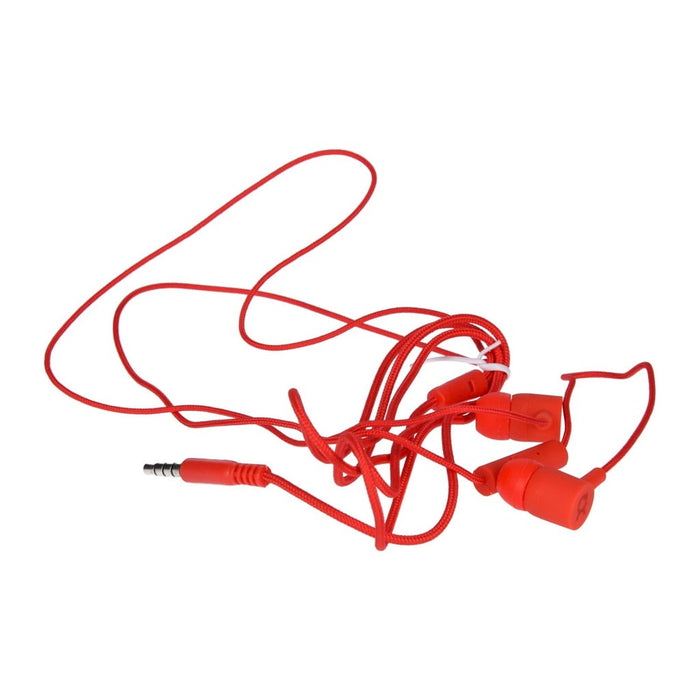 Xqisit Stereo Kopfhörer Headset In Ear 3,5mm Klinke in rot