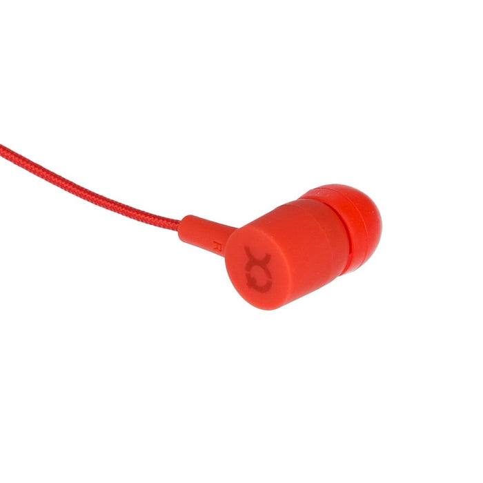 Xqisit Stereo Kopfhörer Headset In Ear 3,5mm Klinke in rot