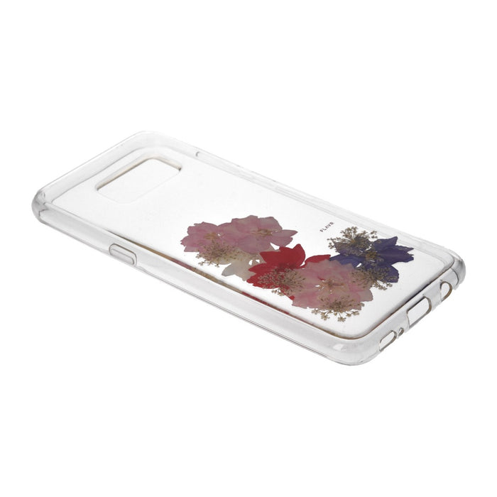 FLAVR Real Flower TPU Schutzhülle für Samsung Galaxy S8 Plus Grace transparent