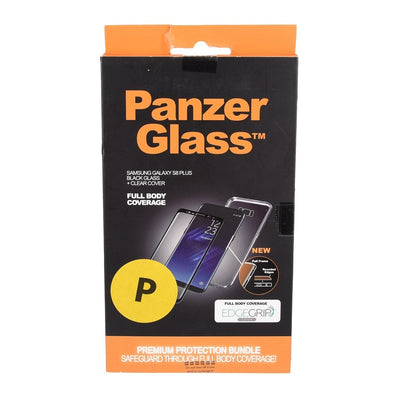 Displayschutz Schwarz für Samsung Galaxy S8+ inkl. Clear Cover