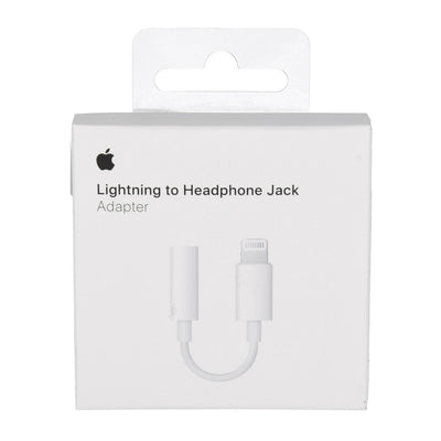 MMX62ZM/A Lightning auf 3.5 mm Headphone Jack Adapter weiß