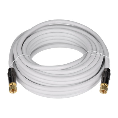 SAT-Kabel in weiß, gerade  10m
