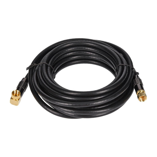 Produktbild SAT-Kabel - TP SAT-Kabel in schwarz, 90° gewinkelt  5m