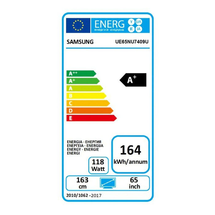 Samsung UE65NU7409 65" (165,1 cm) 4K Ultra HD LED-TV WLAN Schwarz