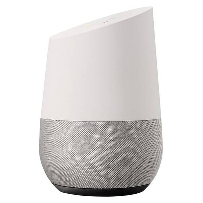 Google Home Sprachgesteuerter Lautsprecher Weiß/Schiefer