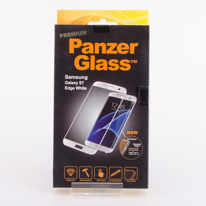 PanzerGlass Schutzglas für Galaxy S7 Edge weiß