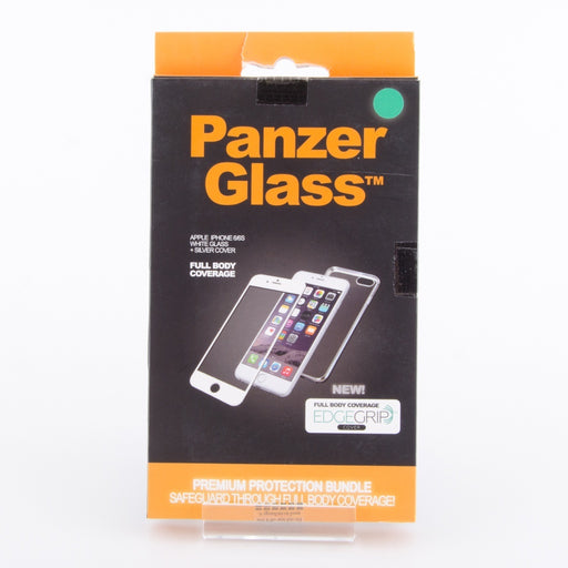 Produktbild Displayschutzglas - PanzerGlass Schutzglas und Full Body Coverage für iPhone 6/6S weiß