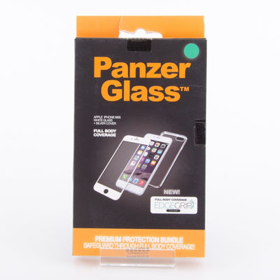 Schutzglas und Full Body Coverage für iPhone 6/6S weiß