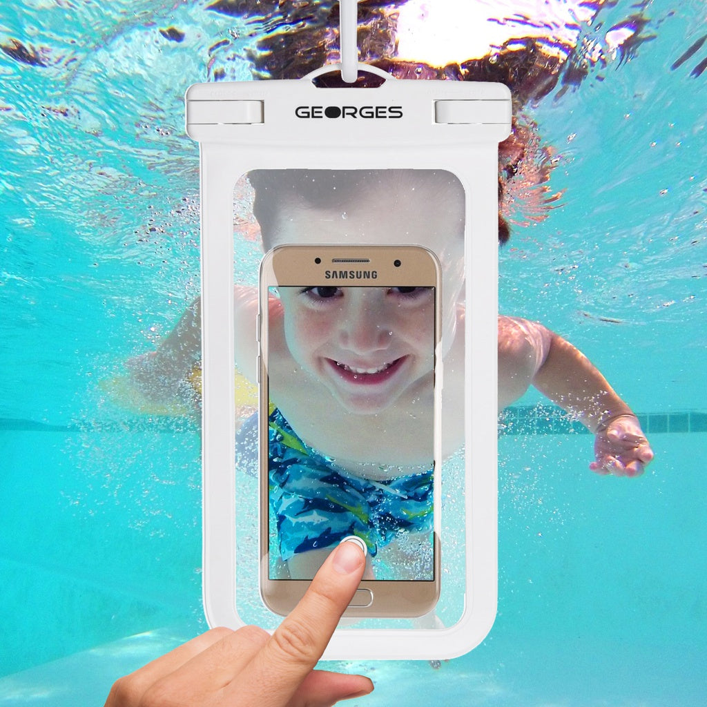 Produktbild Smartphone-Hülle - TP Wasserdichte Handyhülle TPU 6,5"  Weiß