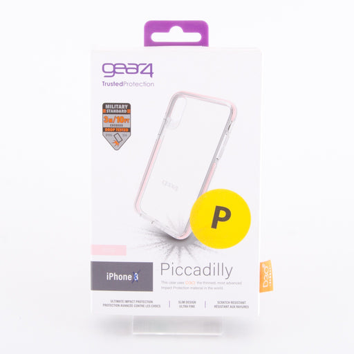 Produktbild Smartphone-Hülle - Gear4 Piccadilly Cover für iPhone X rose gold transparent