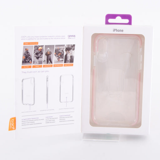 Produktbild Smartphone-Hülle - Gear4 Piccadilly Cover für iPhone X rose gold transparent