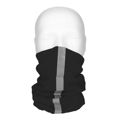 Multifunktionstuch, Bandana Schlauchschal, als UV-Schutz, Outdoor Halstuch oder Stirnband, unisex black stripe
