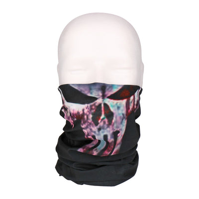 Multifunktionstuch, Bandana Schlauchschal, als UV-Schutz, Outdoor Halstuch oder Stirnband, unisex blood punisher