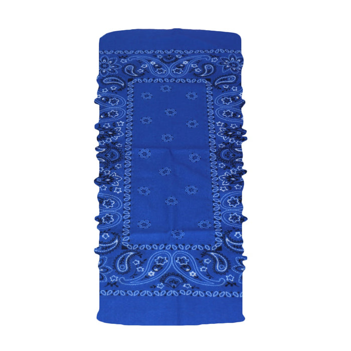 TP Multifunktionstuch, Bandana Schlauchschal, als UV-Schutz, Outdoor Halstuch oder Stirnband, unisex classic blue