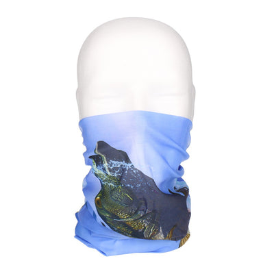 Multifunktionstuch, Bandana Schlauchschal, als UV-Schutz, Outdoor Halstuch oder Stirnband, unisex fish 1