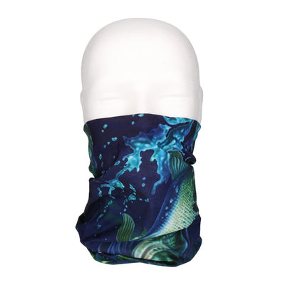 Multifunktionstuch, Bandana Schlauchschal, als UV-Schutz, Outdoor Halstuch oder Stirnband, unisex fish 2