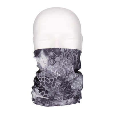 Multifunktionstuch, Bandana Schlauchschal, als UV-Schutz, Outdoor Halstuch oder Stirnband, unisex grey pattern