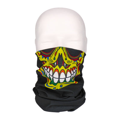Multifunktionstuch, Bandana Schlauchschal, als UV-Schutz, Outdoor Halstuch oder Stirnband, unisex mexican skull