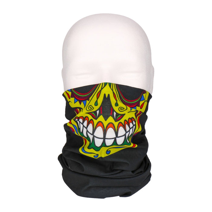 TP Multifunktionstuch, Bandana Schlauchschal, als UV-Schutz, Outdoor Halstuch oder Stirnband, unisex mexican skull