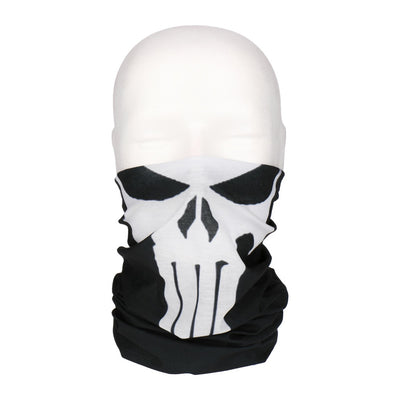 Multifunktionstuch, Bandana Schlauchschal, als UV-Schutz, Outdoor Halstuch oder Stirnband, unisex punisher